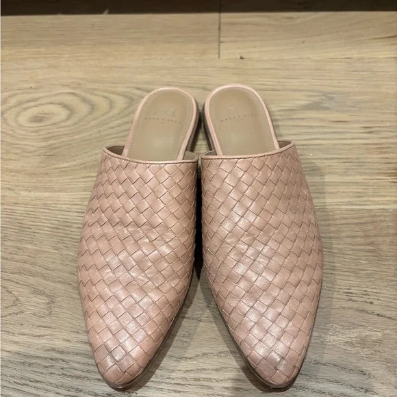 Marc Fisher Blush Woven Mules - Picture 1 of 3